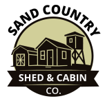 Sand Country Shed Cabin Logo